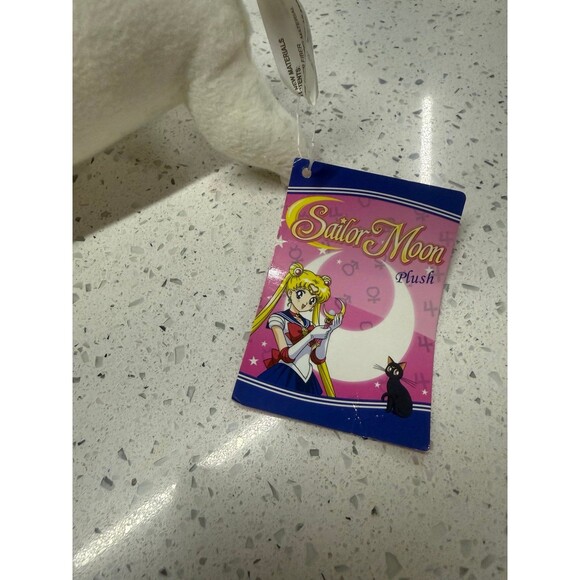 Sailor Moon Great Eastern Entertainment Artemis Kitty Cat White Plush 6” - Picture 7 of 11